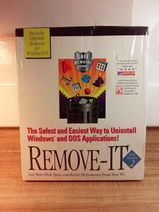 De colección Remove-It Nueva Versión 2 Software Desinstalador 3.5" Disquete 1995 Nuevo Sellado - Imagen 1 de 8