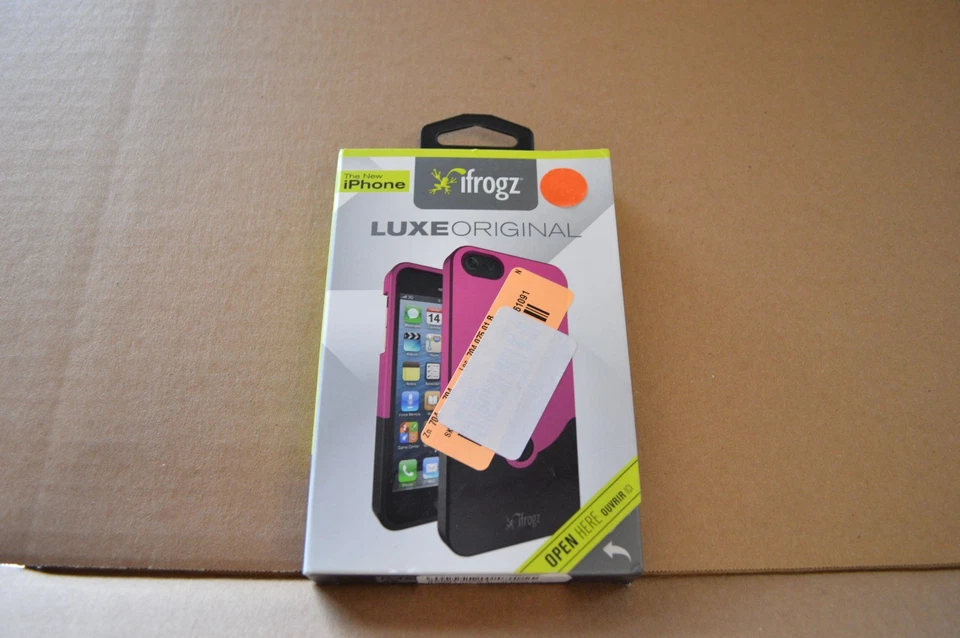 iFrogz Luxe оригинальный жесткий чехол для Apple iPhone 5 / 5с и iPhone SE розовый/черный - Изображение 1 из 1