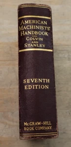 American Machinists Handbook Colvin & Stanley Seventh Ed. 1940 - Picture 1 of 11
