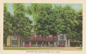 Westmount Golf Club KITCHENER Ontario Canada 1935-50 Valentine-Black Postcard - Zdjęcie 1 z 2