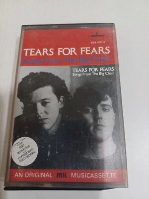 Tears For Fears Songs Big Chair RARE orig Cassette tape INDIA indian - Image 1 of 4
