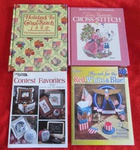 Big LOT Better Homes Garden SEASONS Leisure Art CROSS STITCH Chart Pattern Multi - Picture 1 of 12