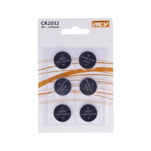 Pack de 6 Pilas Modelo CR2032 3V Tipo Botón de Litio en Blister Gran Calidad b07 - Imagen 1 de 3