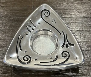 Lenox Metal Triangle Candle Holder Votive Tealight - Picture 1 of 3
