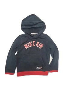 Nike Air Boy's Hoodie XS Fleece Navy Blue Logo - Picture 1 of 4