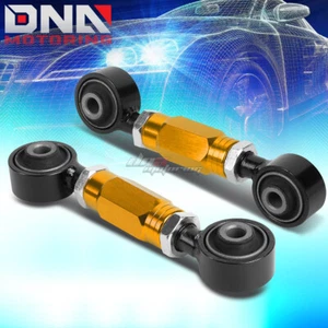 FOR 88-00 CIVIC/CRX/DEL SOL/DC ORANGE ADJUSTABLE REAR LOWER TOE CONTROL ARM/BAR - Picture 1 of 5