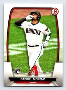 Carta da baseball 2023 Bowman Gabriel Moreno #69 RC Arizona Diamondbacks - Foto 1 di 2