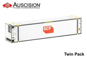 Auscision (CON-92) SCF V4 Medium Logo - High Cube 46'6" Reefer - Twin Pack - Picture 1 of 1