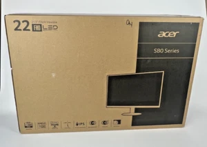 Brand New Acer SB220Q 21.5" Full HD LCD Monitor Ultra-Thin HDMI VGA 75Hz - Picture 1 of 4