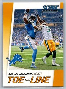 2016 Partitur #7 Calvin Johnson Lions Toe the Line Gold - Bild 1 von 2