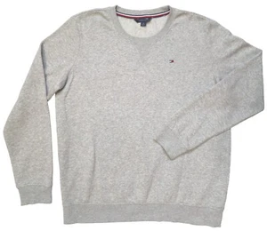 Tommy Hilfiger Sweater VTG Men's Gray Long Sleeves Sweatshirt Size S Crew Neck - Picture 1 of 4