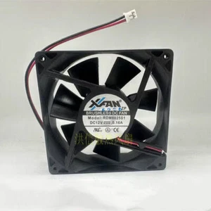 XFAN RDM8025S1 DC12V 0.16A 80*80*25MM 8CM 2Pin Cooling Fan - Picture 1 of 4