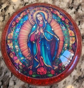 Custom Shifter Knob Religious Jesus Virgin Mary rat fink Hot Rat Rod Gift - Picture 1 of 4