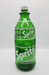 1977 Sprite 2 Liter Glass Bottle Coca-Cola Mid America Headquarters Lenexa KS