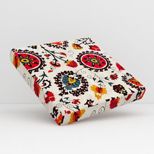 LF103 Big Red Flower Cotton Canvas Cushion Cover Bolster Pillow Case*TAILOR MADE