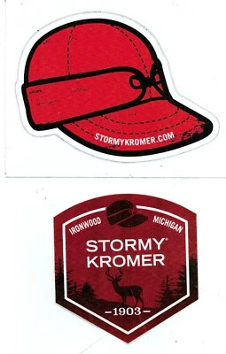 STORMY KROMER IRONWOOD MI 1903 COATS & JACKETS/VESTS/SHIRTS/CAP STICKER/DECAL!