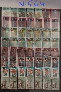 Nigeria Duplicates Selection QEII Used (NIG64) - Picture 1 of 1