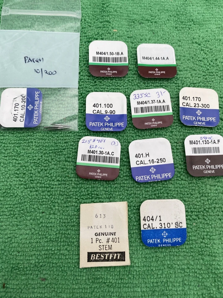 Patek Philippe 401 & 404 Genuine Stem Various Calibers - Image 1 of 2