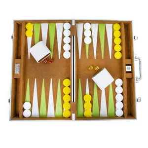 Bona Fide - Luxury Vegan Leather Backgammon Set - Picture 1 of 7