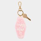 New "Everything WILL BE OK" Celluloid Acetate Key Chain Bag Charm