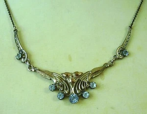 Antike schöne Art deco Kette um 1920 - Bild 1 von 5