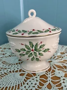 Lenox Holiday Dimension Kollektion abgedeckt Süßigkeiten Geschirr oval 7""x5"" ca. - Bild 1 von 5