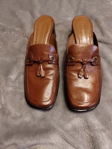 Enzo Angiolini Women's Leather Mules Slip Ons Hepburn 9.5 - Picture 1 of 9