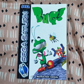 Bug! Sega Saturn Instruction Manual ONLY