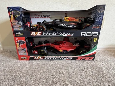Maisto Formula 1 RC 1:10-Ferrari, Red Bull- New In Box Lot Of 2 - Image 1 of 4
