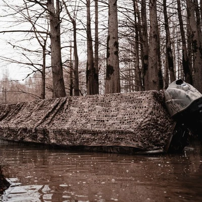 Avery Quick-Set Boat Blind Camo Netting for Q/S Duck Boat Blind Kit - Image 1 of 4