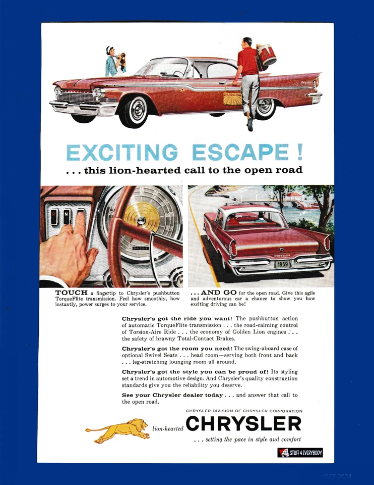 1959 Chrysler 2-Door Hardtop- This Lion-Hearted Call to the Open Road - Image 1 of 1