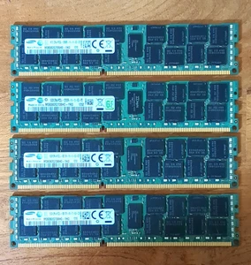 Samsung 64GB (4x16GB) PC3L-12800R DDR3 2Rx4 REG ECC M393B2G70BH0 - Picture 1 of 2