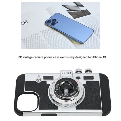 .›Phone Case Vintage Cover Cute 3D Cool Unique Camera Design Case With Removabl - Image 1 of 4