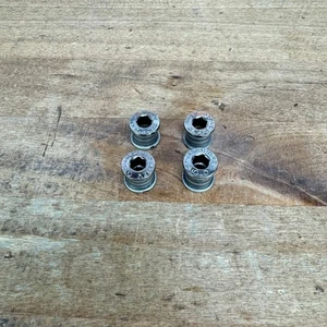 Campagnolo Brev 4x Silver Bike Chainring Bolts 22g - Picture 1 of 4