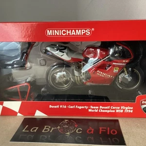 Minichamps 1/12 Collection Moto , Ducati 916 , Carl Forgaty, World Champion 1994 - Foto 1 di 6