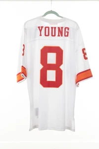 Steve Young 1989 Tampa Bay Buccaneers Throwbacks Trikot Gr. 56 Authentic #8 - Bild 1 von 7
