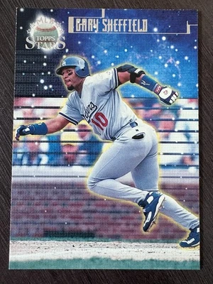 1998 Topps Stars Gary Sheffield #5 Silver Stars serial /4399 - Image 1 of 2