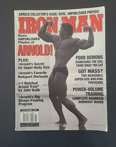 IRONMAN bodybuilding muscle magazine ARNOLD SCHWARZENEGGER 11/2004 - Picture 1 of 13
