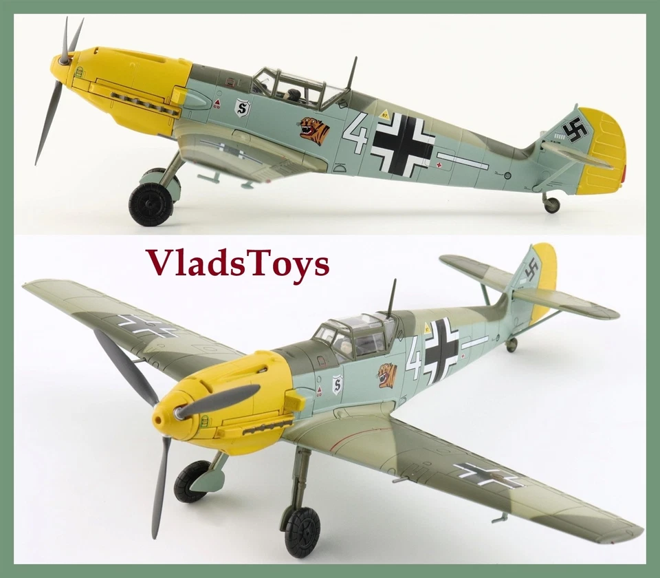 Hobby Master 1/48 Messerschmitt BF 109E-3 Ufz. Horst Perez white 4 4/JG26 HA8730 - Image 1 of 4