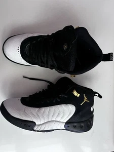 Nike Jordan Jumpman Pro Black White Gold Size Youth Y 7 - Picture 1 of 10