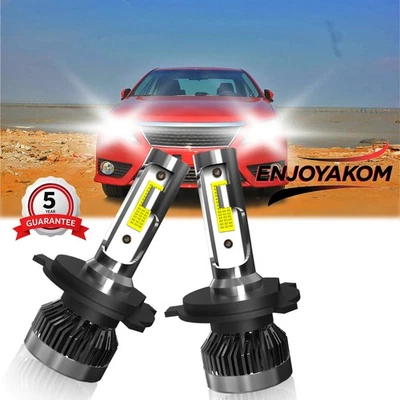 For Toyota Camry 1983-1999 6000K White LED Headlight Kit Bulb High Low Beam 2Pcs - Изображение 1 из 4