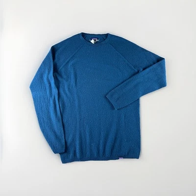 Patagonia Air Crew Capilene Sweater Womens M Baselayer Navy Merino Wool Top - Image 1 of 4