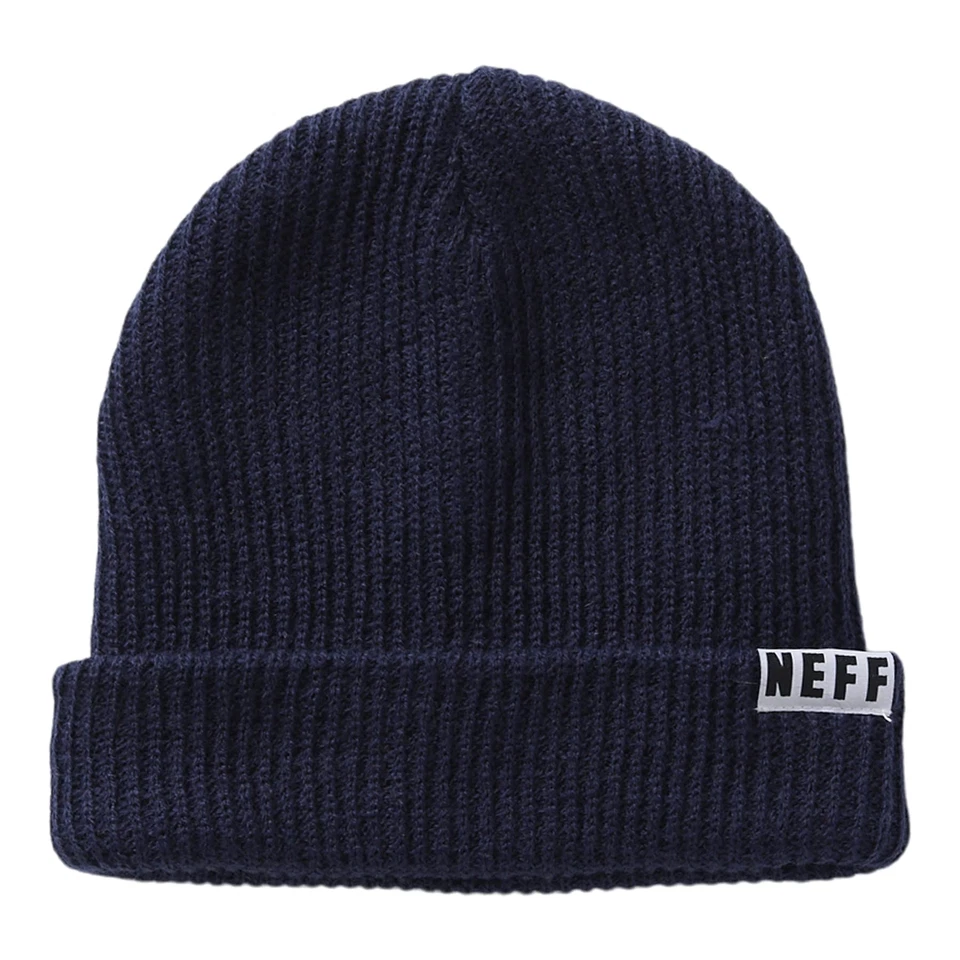 Neff Fold Beanie One Size Navy 100 Acrylic