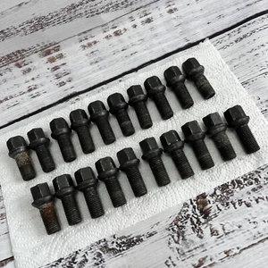 Wheel Lug Nut Bolts Audi A4 A6 VW Jetta Golf MK3 MK4 MK5 MK6 OEM SET (20) Black - Picture 1 of 5