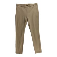 Hue Pants Womens Small Tan Cropped Jeggings 
