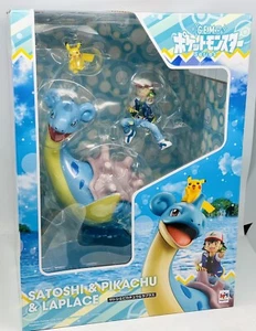 Pokemon: Ash Ketchum & Pikachu & Lapras GEM PVC Figure by Megahouse Japan - Picture 1 of 6