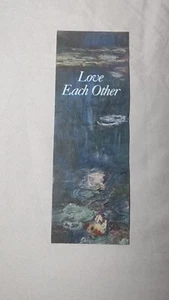 American Bible Society ""Liebt einander"" mit Schrift - 100 Papier Lesezeichen - Bild 1 von 2