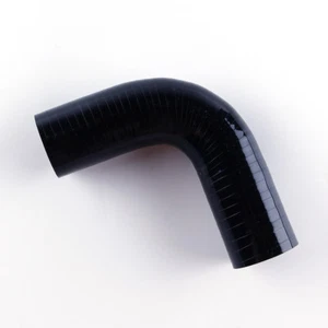 Black 32mm(1.25'') to 44mm(1.75'') 90 Degree Reducer Silicone Coupler Turbo Hose - Picture 1 of 5