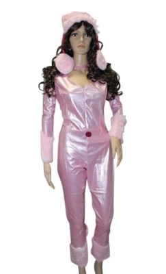 THE GOOD LIFE Lustiges Pudel Hund Kostüm Body Hut mit Ohrenschützer Gürtel & Halsband Größe 10-12