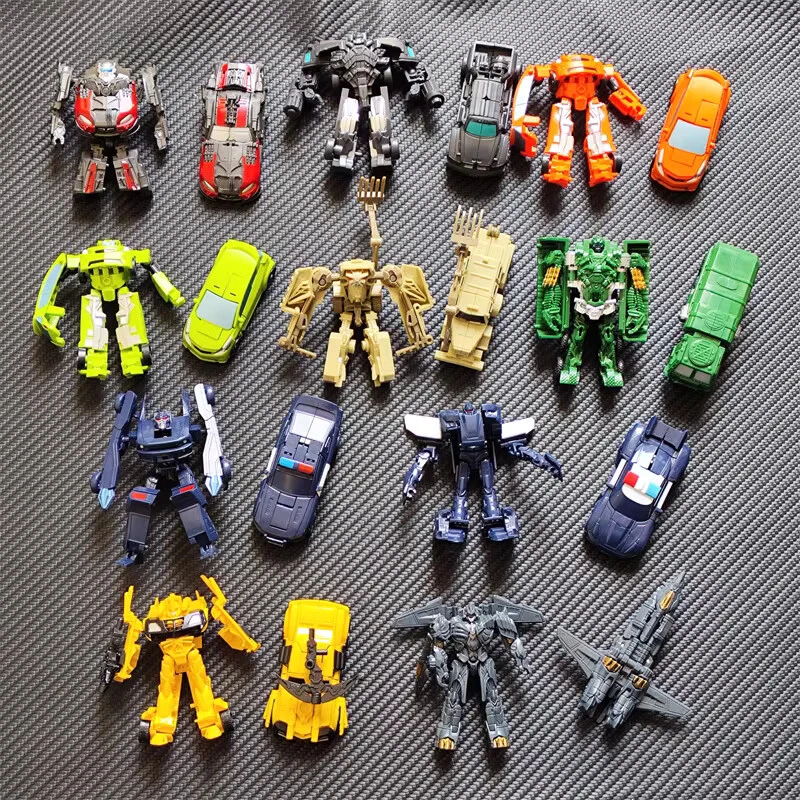 Mini Transformer Robot Auto Bumblebee Spielzeug Aktion Figuren Geschenke NEU - Bild 1 von 4